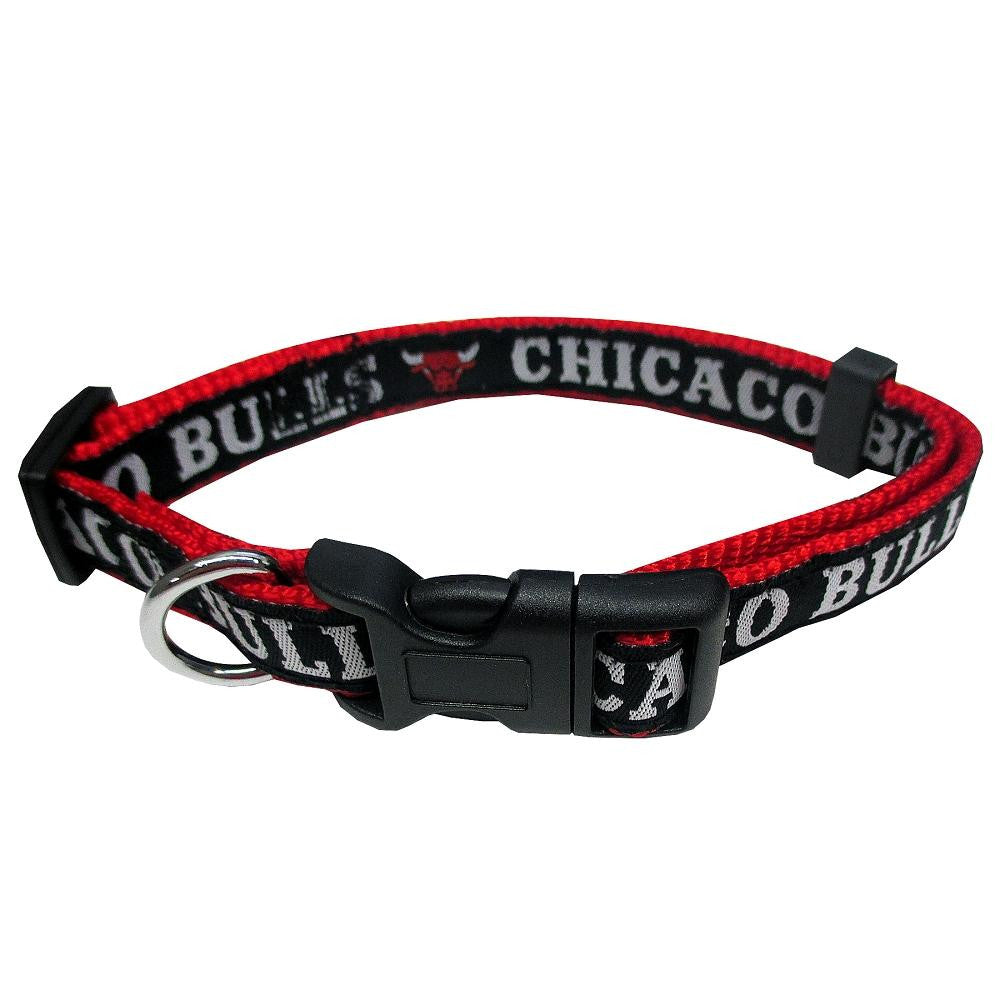 Chicago Bulls Dog Collar Medium