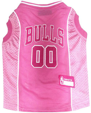 Chicago Bulls Pink Dog Jersey Medium