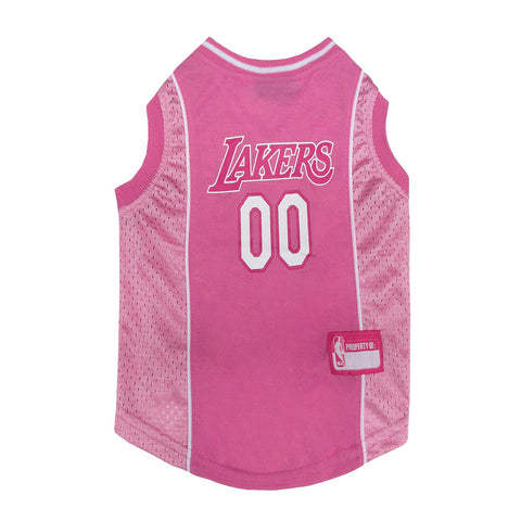 LA Lakers Pink Dog Jersey Large