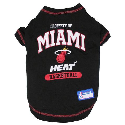 Miami Heat Dog Shirt Large