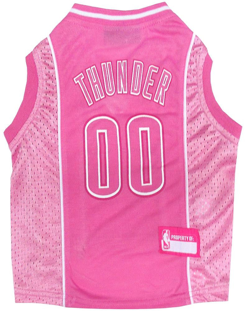 Oklahoma City Thunder Pink Dog Jersey Large