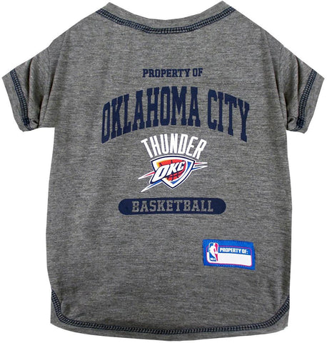 Oklahoma City Thunder Dog Shirt Medium