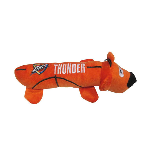 Oklahoma City Thunder Plush Squeaky Dog Tube Toy