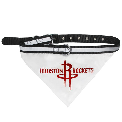 Houston Rockets Dog Bandana Collar Small