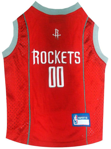 Houston Rockets Dog Jersey Small