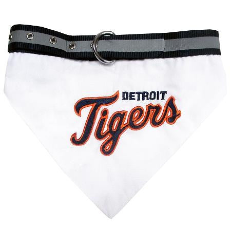 Detroit Tigers Dog Bandana Collar Small