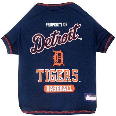 Detroit Tigers Baseball Dog Shirt Large