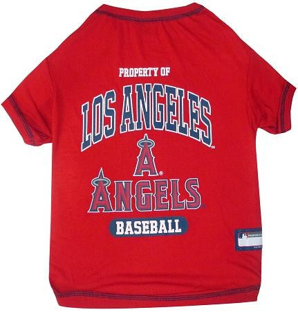 Los Angeles Angels Baseball Dog Shirt Large