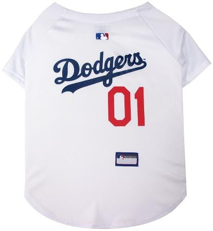 Los Angeles Dodgers Baseball Dog Jersey Large