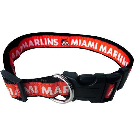 Miami Marlins Dog Collar Large