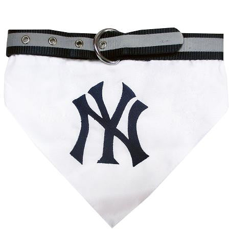 New York Yankees Dog Bandana Collar Large