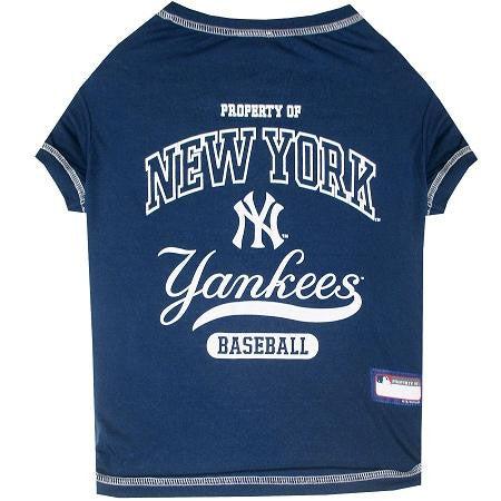 New York Yankees Baseball Dog Shirt Large