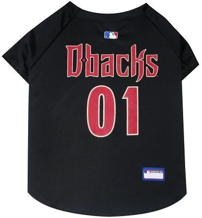 Arizona Diamondbacks Baseball Dog Jersey Large