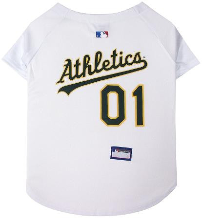 Oakland A's Baseball Dog Jersey Small