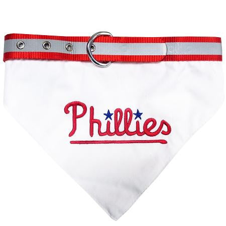 Philadelphia Phillies Dog Bandana Collar Small