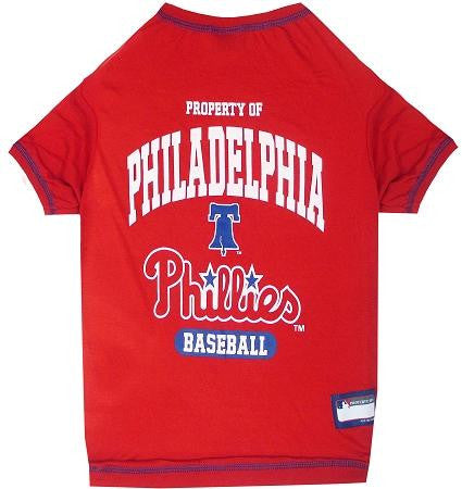 Philadelphia Phillies Baseball Dog Shirt Large