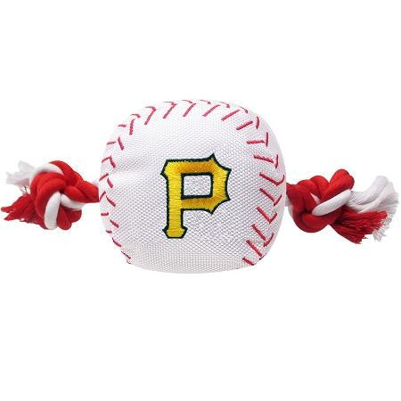 Pittsburgh Pirates Nylon Baseball Rope Pet Toy