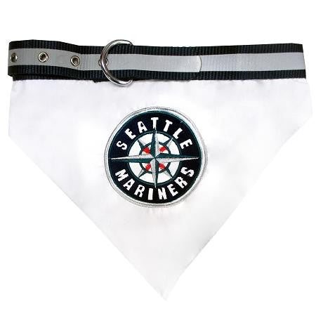 Seattle Mariners Dog Bandana Collar Large