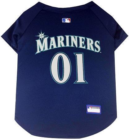 Seattle Mariners Baseball Dog Jersey Large