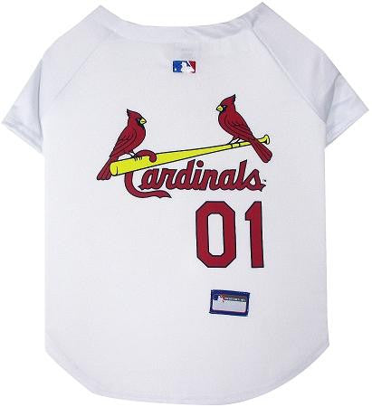 St. Louis Cardinals Baseball Dog Jersey Large