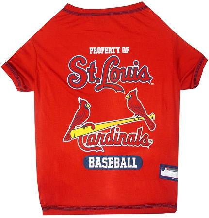 St. Louis Cardinals Baseball Dog Shirt XS