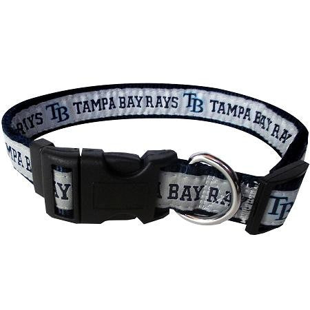 Tampa Bay Rays Dog Collar Large