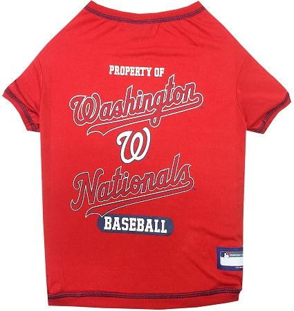 Washington Nationals Baseball Dog Shirt Medium