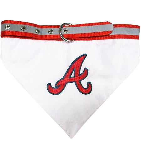 Atlanta Braves Dog Bandana Collar Medium