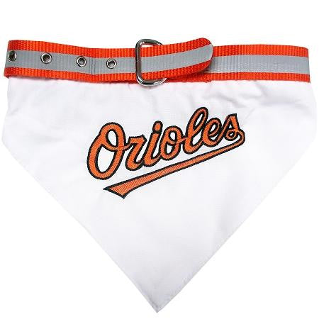 Baltimore Orioles Dog Bandana Collar Large