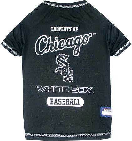 Chicago White Sox Baseball Dog Shirt Medium