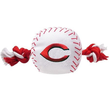 Cincinnati Reds Nylon Baseball Rope Pet Toy