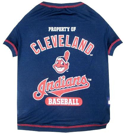 Cleveland Indians Baseball Dog Shirt Medium