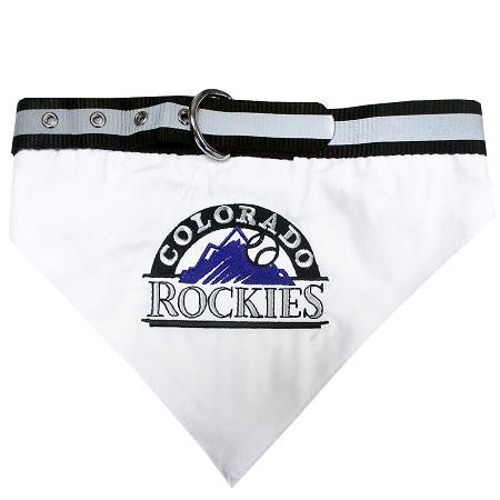 Colorado Rockies Dog Bandana Collar Large