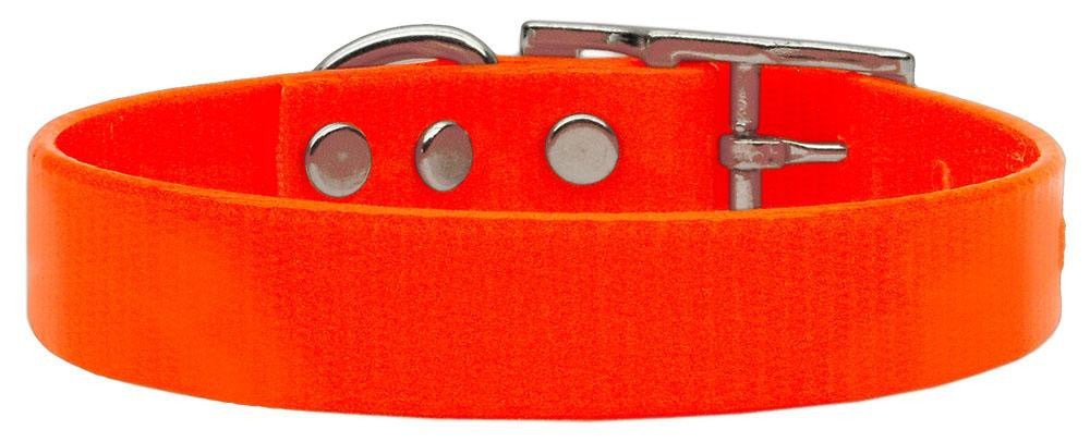 Plain Tropical Jelly Collars Orange Lg