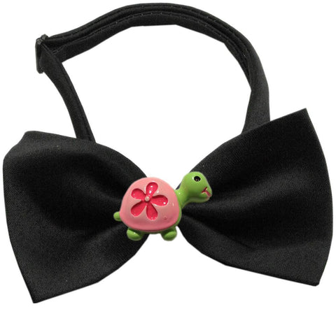 Turtle Chipper Black Bow Tie
