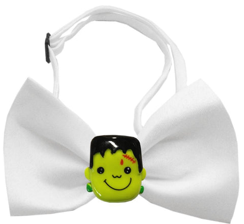 Frankenstein Chipper White Bow Tie