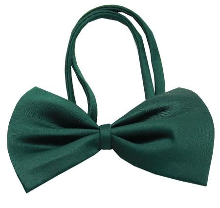 Plain Emerald Green Bow Tie