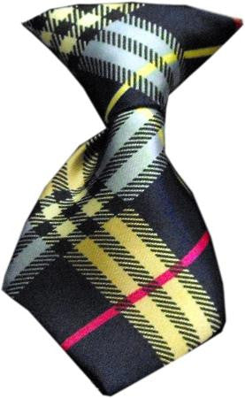 Dog Neck Tie Plaid Mix