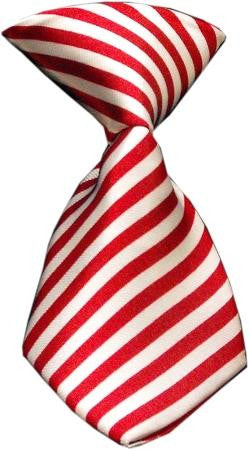 Dog Neck Tie Candy Cane Stripes