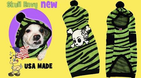 Skull Envy Pet Sweater Size LG