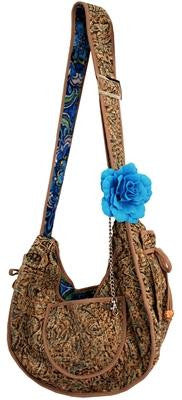 Puppy Pouch Sling Boho Blues