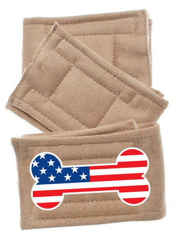 Peter Pads Size LG USA Bone Flag 3 Pack