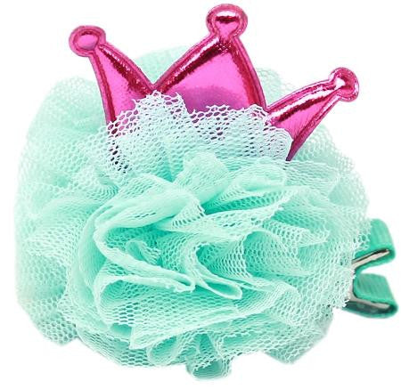 Princess Puff Clip-on Aqua