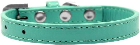 Wichita Plain Dog Collar Aqua Size 10