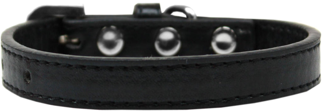 Wichita Plain Dog Collar Black Size 12