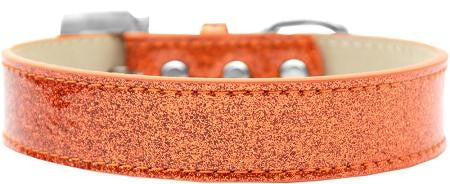 Lincoln Plain Ice Cream Dog Collar Orange Size 16