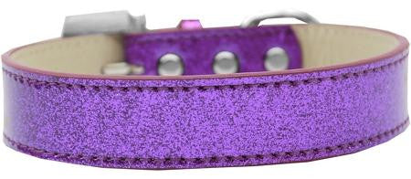 Lincoln Plain Ice Cream Dog Collar Purple Size 12