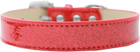 Lincoln Plain Ice Cream Dog Collar Red Size 12