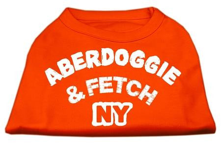 Aberdoggie NY Screenprint Shirts Orange Sm (10)