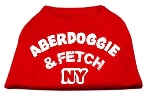 Aberdoggie NY Screenprint Shirts Red Sm (10)